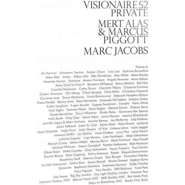2000 - 2009 "Visionaire 52 Private" 2007 Jacobs, Marc, Alas, Mert and Piggott, Marcus For Sale - Image 5 of 8