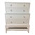 Bungalow 5 Pandora Tall 4-Drawer, White Lacquer Dresser, Attributed For Sale