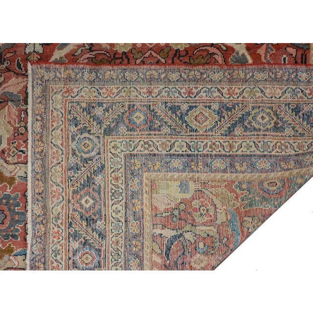 Early 20th Century Mahal Rug For Sale - Image 9 of 12