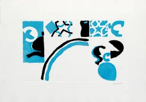 Abstract Composition - Original Etching by Antonio Scordia - 1980 ca. 1980