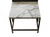 Mid-Century Modern Vintage Lobby Bench Mid 20th Century - Carrara Marble For Sale - Image 3 of 8