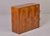 1940s French Art Deco Burl Walnut Cabinet With Shelf Display For Sale - Image 5 of 13