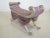 Approx: 20 Years Old High Quality Construction French Style Gold Accents Purple Damask High Quality Upholstery Offered at...