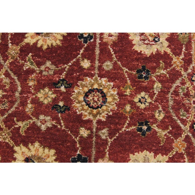 1990s Ziegler Red/Gold Wool Runner Rug- 2'7'' X 11'10'' For Sale - Image 5 of 10
