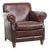 Sheepskin Armchair with Decorative Nails For Sale