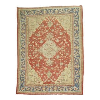 Early 20th Century Antique Oushak Rug - 8'9" x 11'9" For Sale