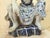 Chinese Chinese Vintage Ceramic Buddhist Sculpture,Hand Carved Blue and White Porcelain the Eighteen Arhats Statue For Sale - Image 3 of 9