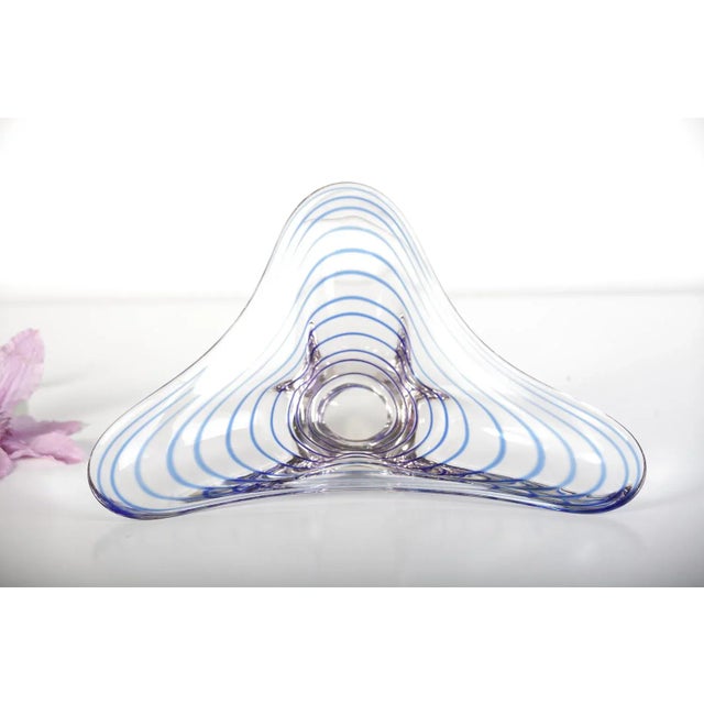 Czech Bohemian White Glass Bowl For Sale - Image 8 of 8