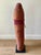 Burnt Orange 1980s Tall Southwestern Mixed-Media Figurative Sculpture With Brass Face by Naida Seibel, 37.5” H For Sale - Image 8 of 10