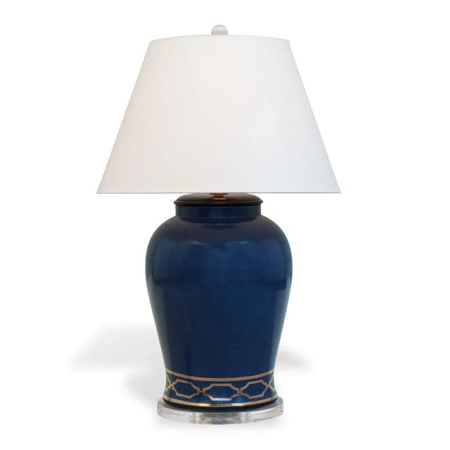 Grand in scale, our Pavillion Lamps are inspired by the chain pattern of the "Pavillion Trellis" wallpaper and fabric by...