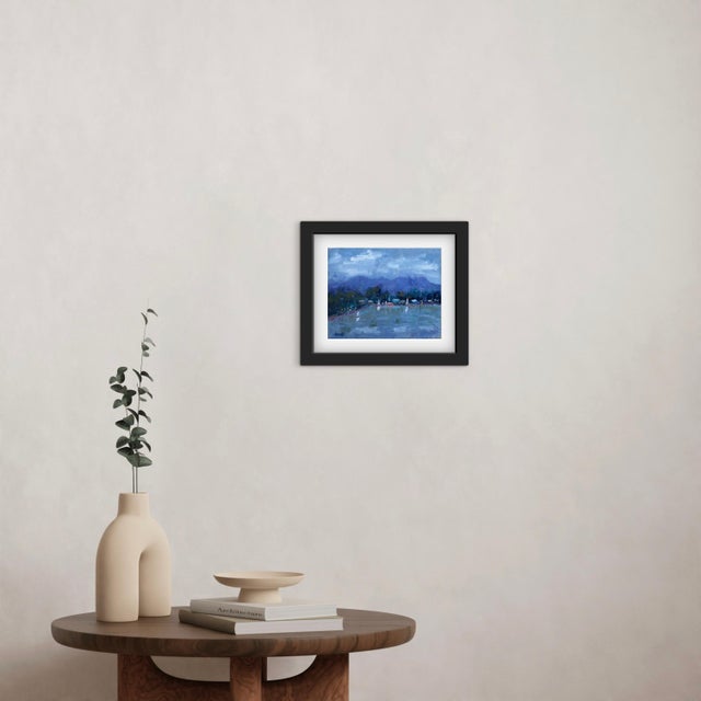 Cloudy Day at Morro Bay With Sailboats Oil Painting For Sale In Reno/Lake Tahoe - Image 6 of 6