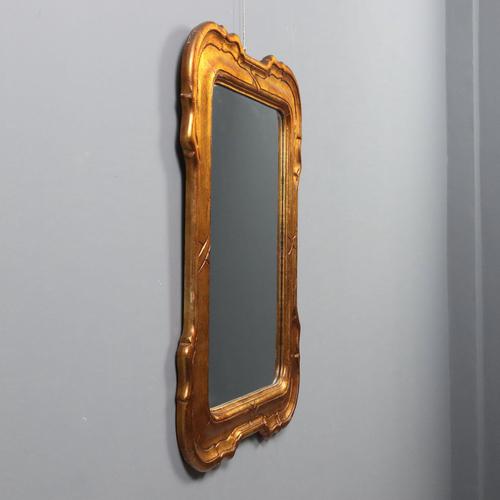 Wood Gilded Wooden Mirror For Sale - Image 7 of 9