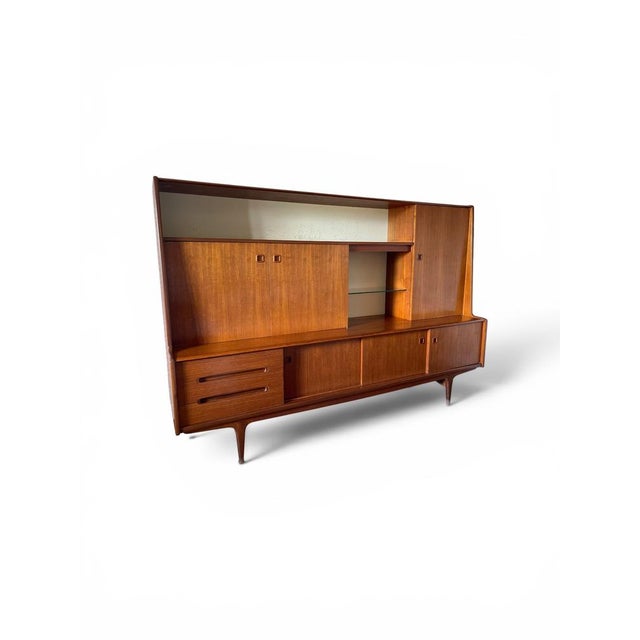 Large Vintage Scandinavian Danish Teak Sideboard, 1960s For Sale - Image 11 of 12