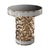 "California" Side Table With Bronze and Stainless Steel, Handmade For Sale In Los Angeles - Image 6 of 6