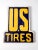 Mid 20th Century Vintage Us Tires Sign For Sale - Image 5 of 12