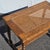 Vintage French Country Brown Cane PIano Bench Stool For Sale - Image 11 of 14