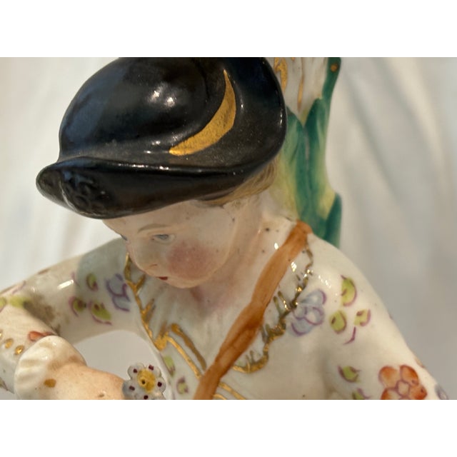 Pair Antique Meissen Figural Candlesticks For Sale - Image 15 of 16