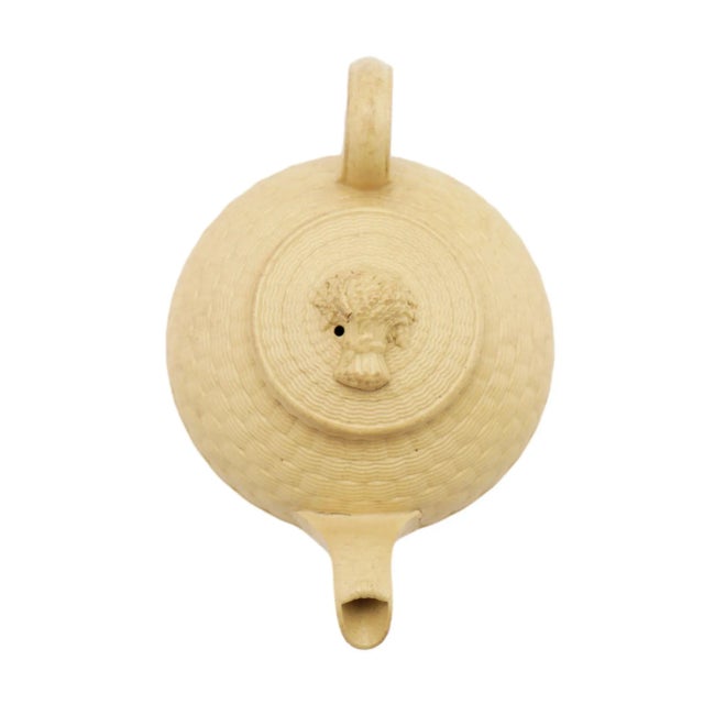 Caneware Creamer and Teapot by Wedgwood, C. 1817 For Sale - Image 11 of 12