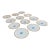Late 20th Century Mintons Stamped English Pottery Charger Plates, Set of Twelve For Sale
