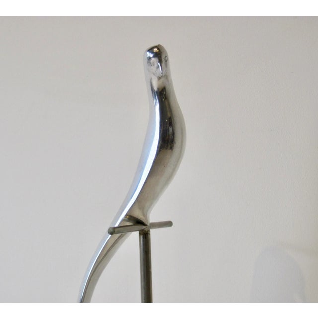 Brass 1970s Curtis Jeré Parrot Sculpture For Sale - Image 8 of 12