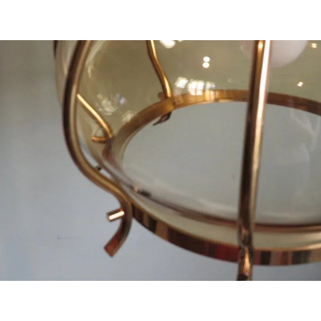 Gold Hollywood Regency Pendant, 1970s For Sale - Image 8 of 11