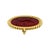 1990s Vintage 18k Gold Carnelian Lion Intaglio Pendant For Sale - Image 5 of 9