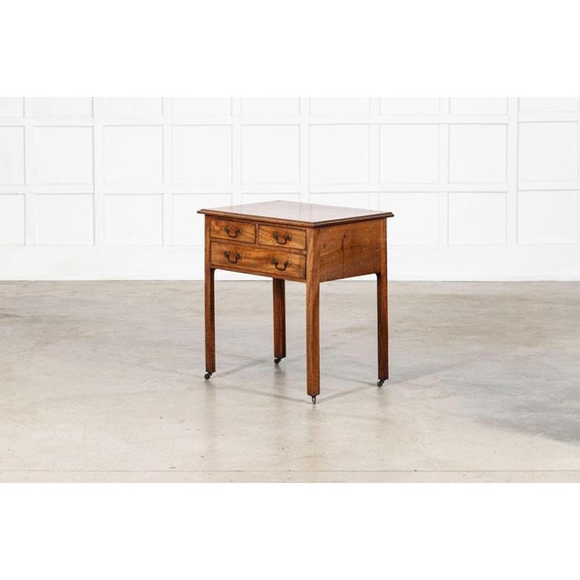 Late 18th Century George III English Writing Table in Mahogany, 1780 For Sale - Image 5 of 16