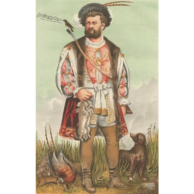 After Bisetsky, French Belle Époque Opera Caricature, Monsieur Lassalle, 1884, Chromolithograph For Sale - Image 3 of 9