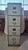 Industrial metal filing cabinet. this vertical, four-drawer filing cabinet is made in france and signed y.a. Chauvin, a...