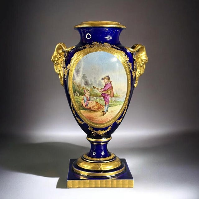 Antique Porcelain Vase in the style of Sèvres, France, 1890s For Sale - Image 11 of 11