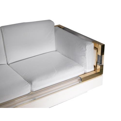 1970s Vintage White Sofa by Charles Hollis Jones, 1970s For Sale - Image 5 of 7