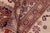 Ivory Southwestern Super Kazak Ivory/Red Wool Rug - 8'8'' X 12'4'' For Sale - Image 8 of 10
