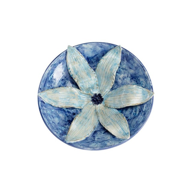 Contemporary Wildwood Lily Centerpiece - Turquoise For Sale - Image 3 of 4