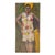 Black Woman in White Dress African American Art Painting 48" For Sale