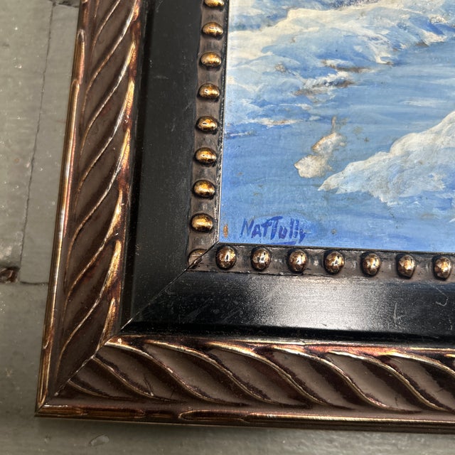 Impressionist 1970’s Original Impressionist Winter Wonderland Landscape Painting For Sale - Image 3 of 4