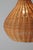 Wood Mid-Century Modern Onion-Shaped Pendant Lamp in Rattan For Sale - Image 7 of 15