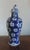 19th Century Chinese Blue & White Porcelain Garniture Vase in Hawthorne Pattern For Sale - Image 4 of 11