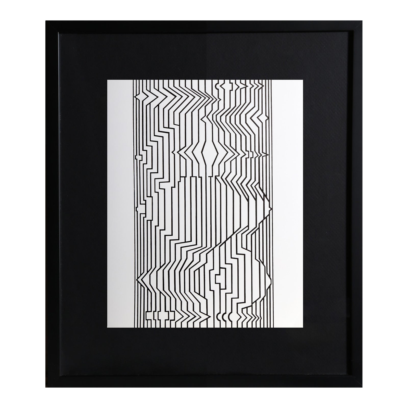 Victor Vasarely, Naissances 3, Offset Lithograph | Chairish