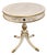 Decorative Florentine Style Handpainted Drum Side Table For Sale