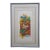1970s Judith Bledsoe Signed Charm of Finches Stacked Birds Lithograph Print 29" For Sale