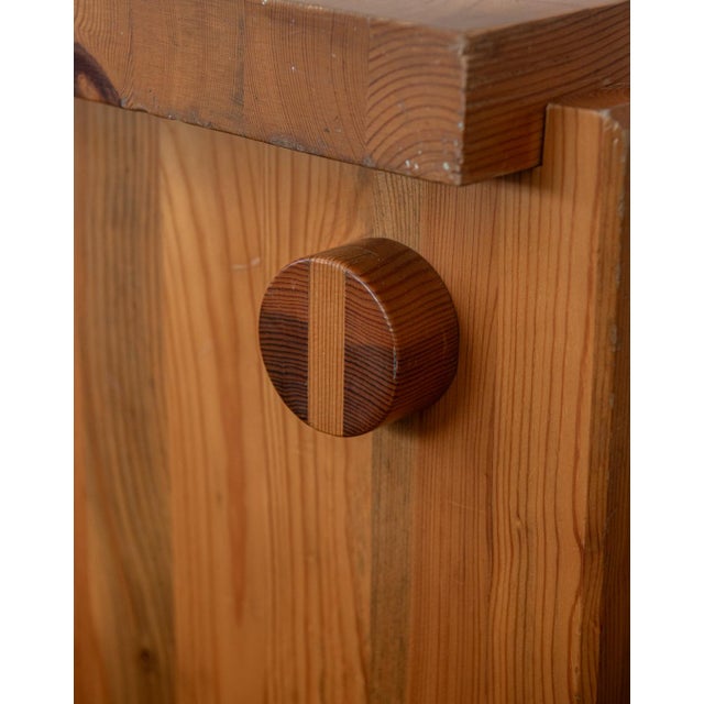 Vintage Swedish Brutalist Dymling Coffee Table in Pine by Yngve Ekström for Swedese, 1970s For Sale - Image 14 of 18