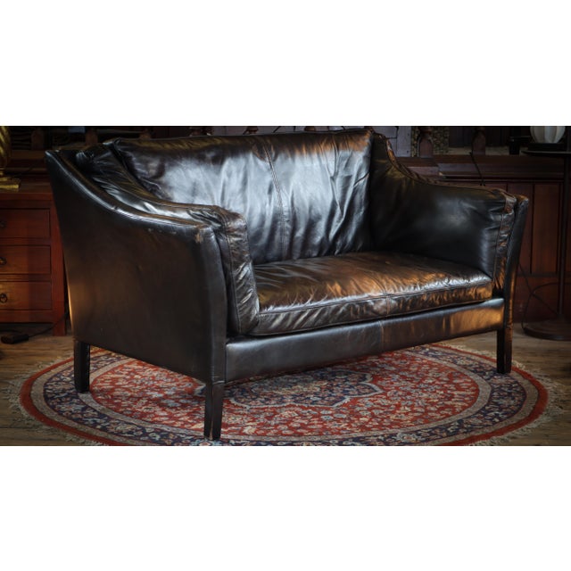 Reggio Two-Seater Leather Sofa by Timothy Oulton Halo, 2010s For Sale - Image 11 of 18