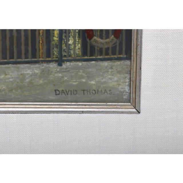 This acrylic on board painting is by the artist David Thomas and was recently acquired from a Palm Beach estate. The piece...