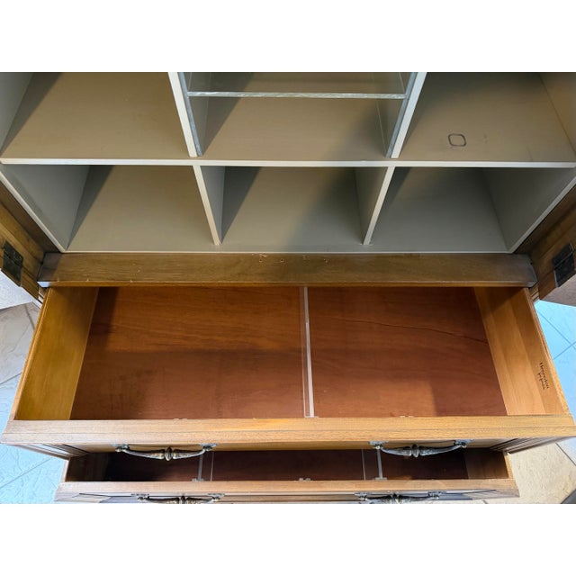 Vintage Henredon Fine Furniture Ralph Lauren Country Manor Style Armoire Wardrobe 1960s For Sale In Chicago - Image 6 of 12