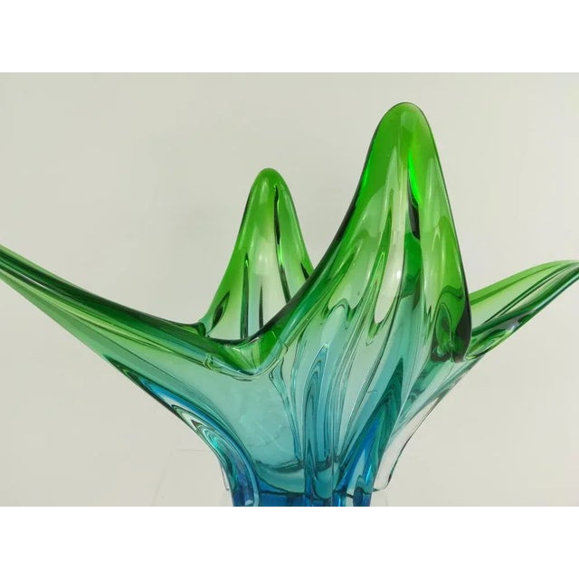 1970s Mouth-Blown Coloured Glass Bowl, Italy, 1970s For Sale - Image 5 of 6