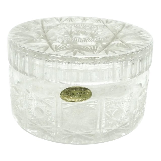 Czechoslovakian Crystal Candyer, 1970s For Sale