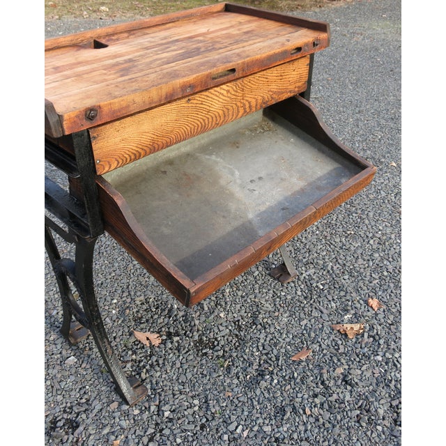 Antique Industrial Lieman Bros. Jewelers Bench Table Chairish