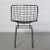 Black & White Wire Side Chairs after Bertoia for Knoll - Set of 8 For Sale In Tampa - Image 6 of 12