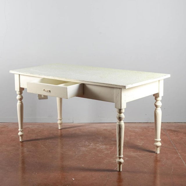 Vintage Table with Hardboard Top For Sale - Image 4 of 9