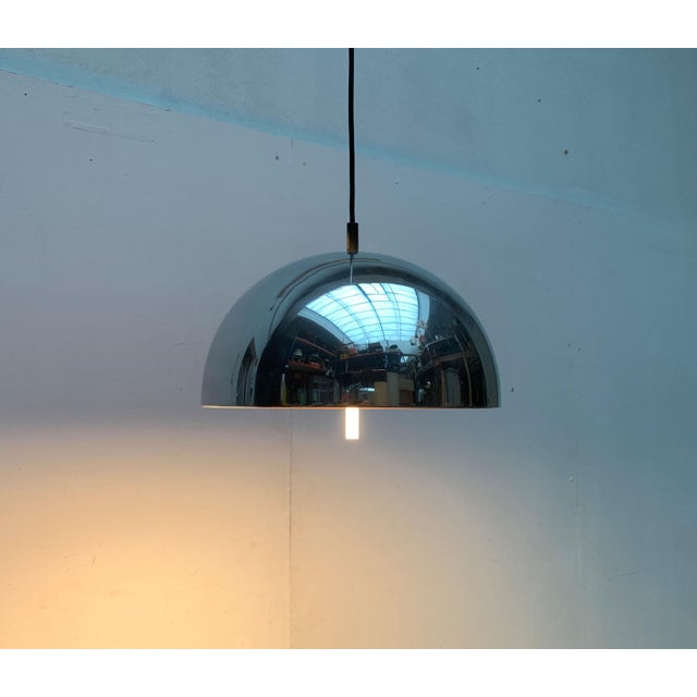 Mid-Century Modern Mid-Century German Space Age Dome Pendant Lamp from Staff Leuchten, 1960s For Sale - Image 3 of 18